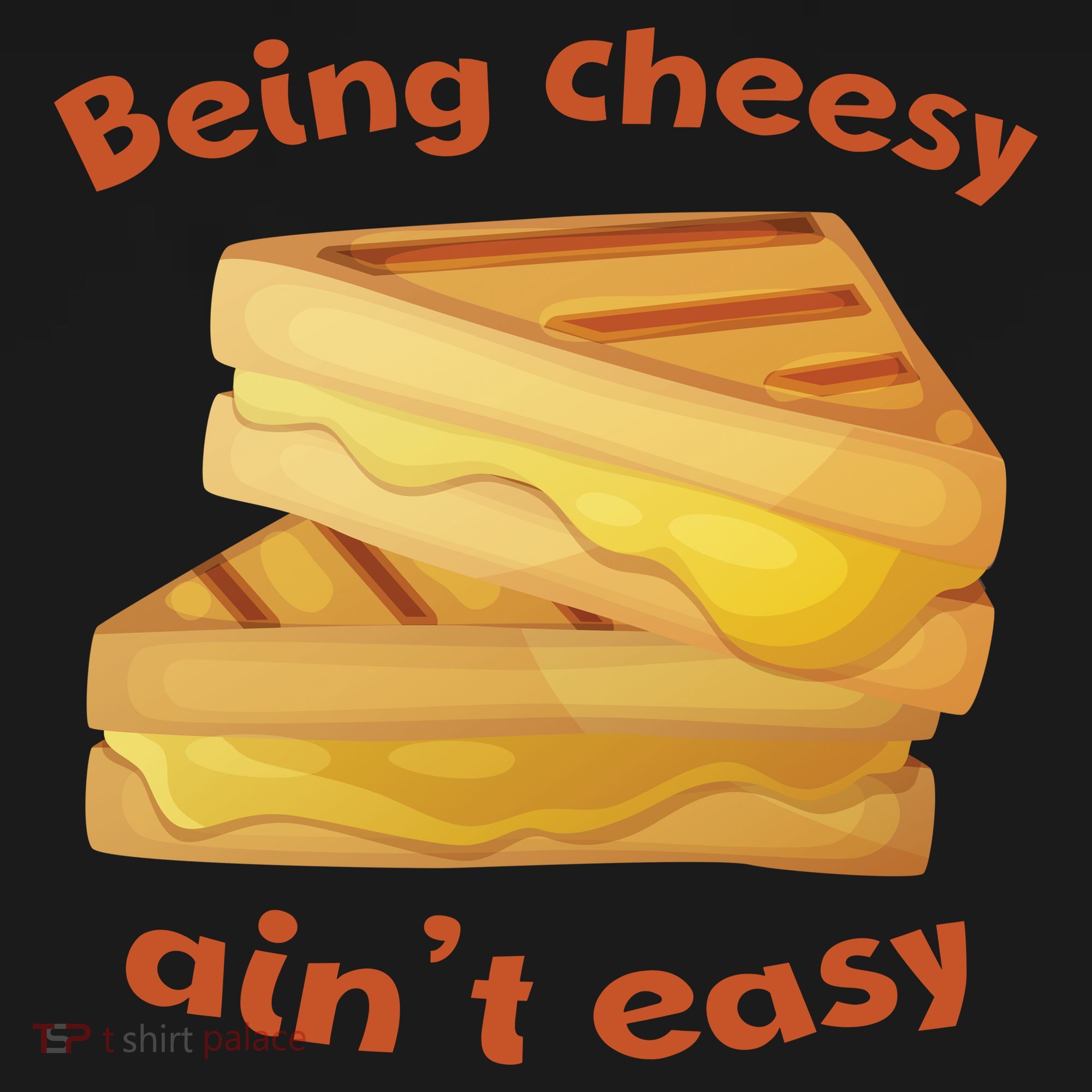 Being Cheesy Ain't Easy USA-Made Doggie Bandana