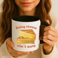 Being Cheesy Ain't Easy Coffee Mug thumb 3