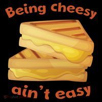 Being Cheesy Ain't Easy Ornament thumb 1