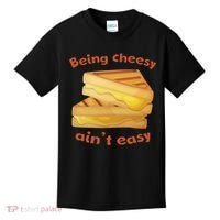 Being Cheesy Ain't Easy Kids T-Shirt thumb 0