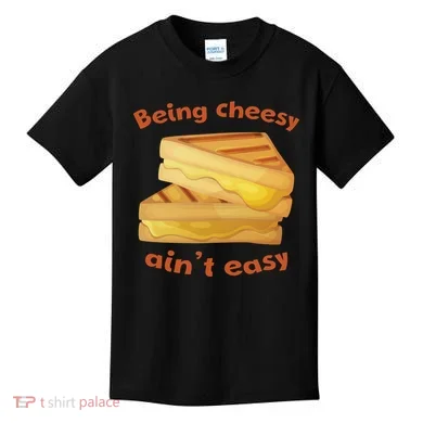 Being Cheesy Ain't Easy Kids T-Shirt