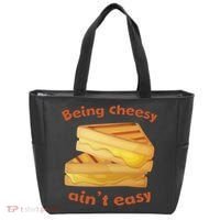 Being Cheesy Ain't Easy Tote Bag thumb 0