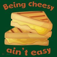 Being Cheesy Ain't Easy Coaster thumb 2