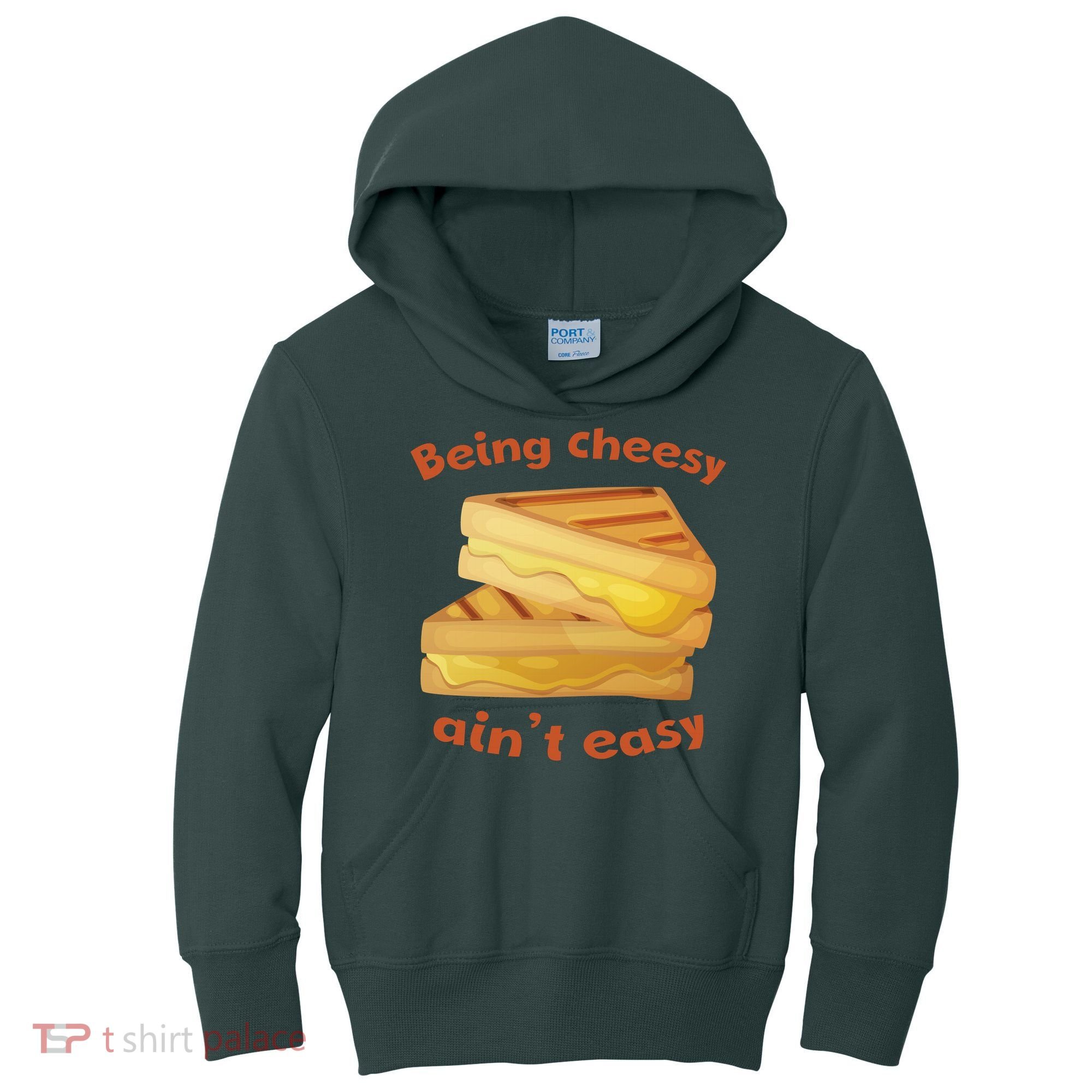 Being Cheesy Ain't Easy Kids Hoodie