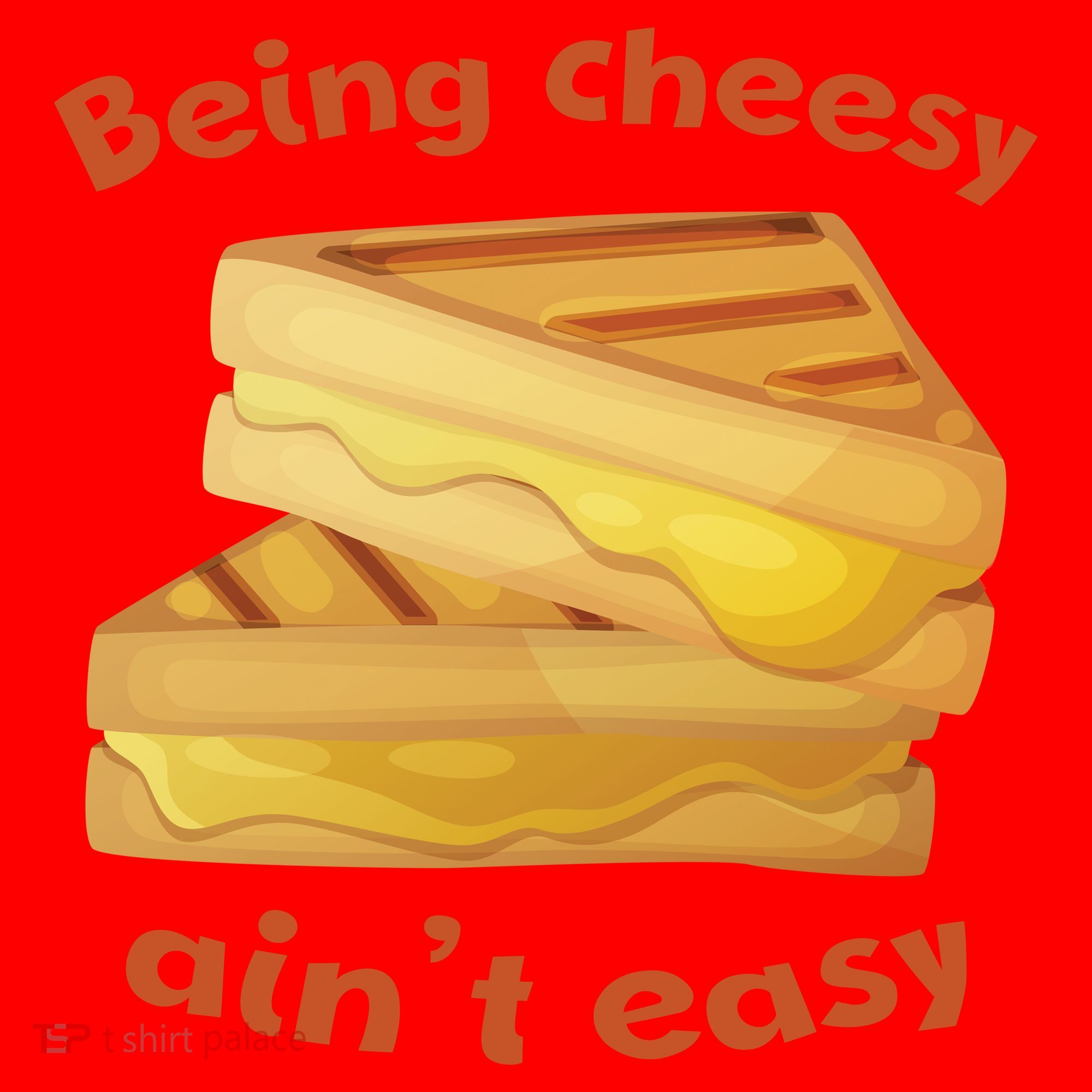 Being Cheesy Ain't Easy Santa Hat