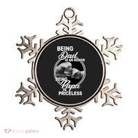 Being Dad Is An Honor Papa Is Priceless Ornament thumb 0