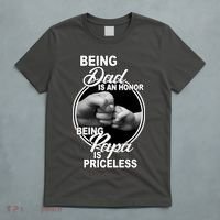 Being Dad Is An Honor Papa Is Priceless T-Shirt thumb 5
