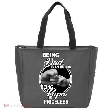 Being Dad Is An Honor Papa Is Priceless Tote Bag