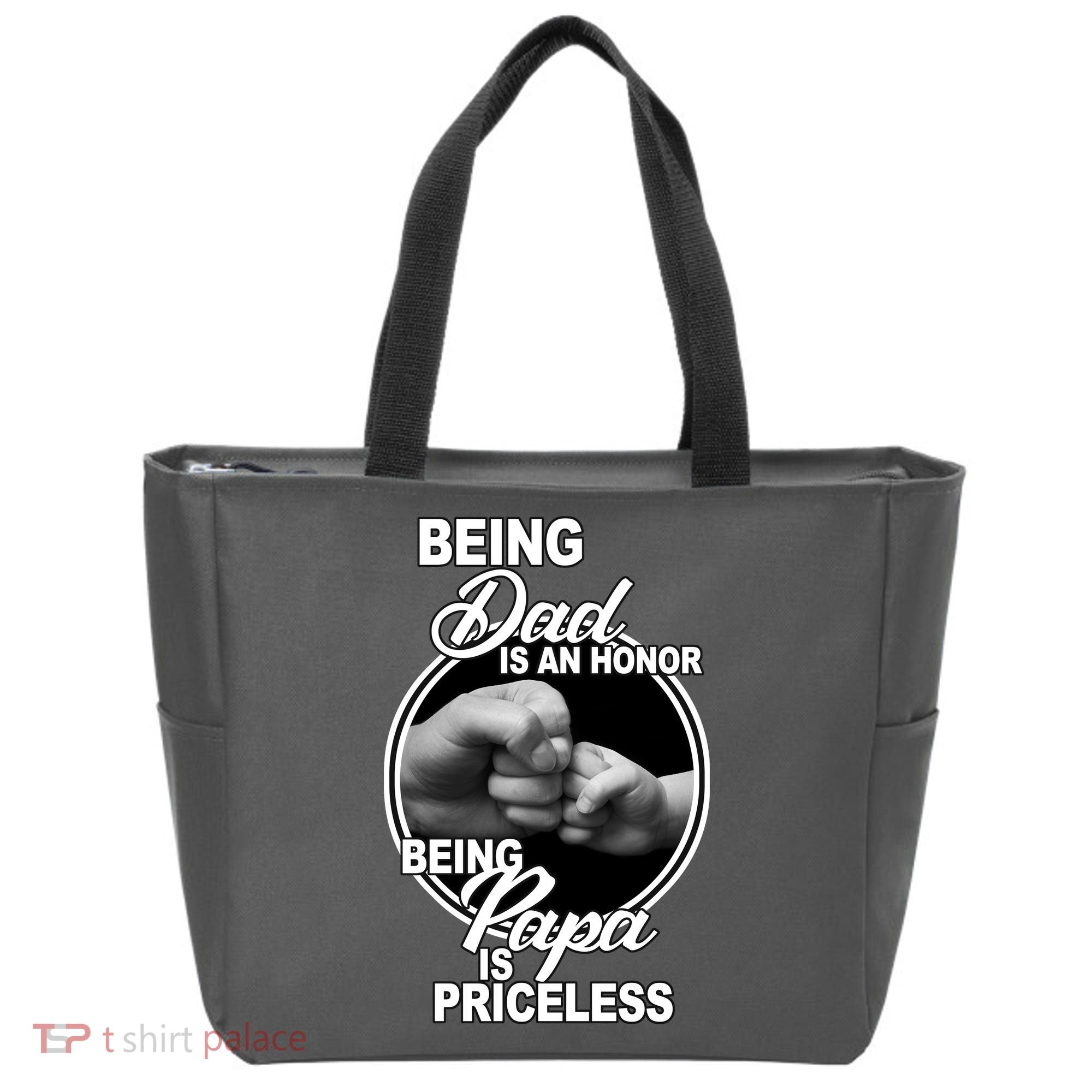 Being Dad Is An Honor Papa Is Priceless Tote Bag