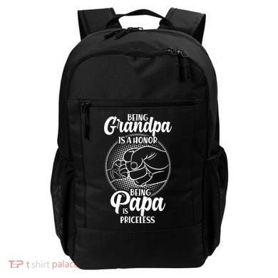 Being Grandpa Is A Honor Being Papa Is Priceless Backpack
