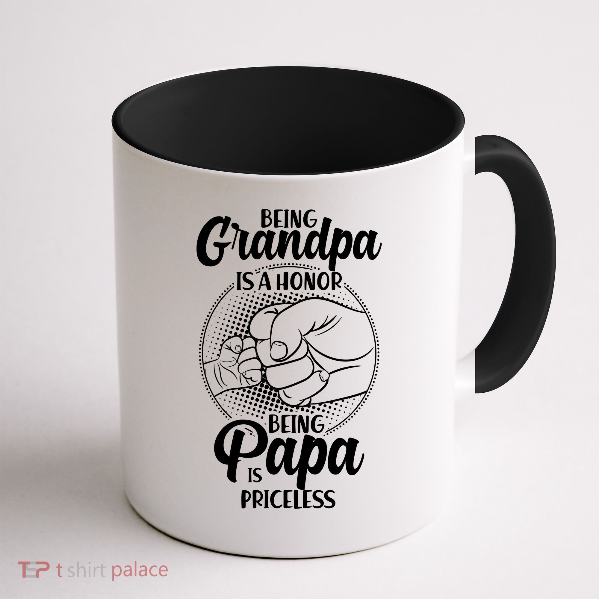 Being Grandpa Is A Honor Being Papa Is Priceless Coffee Mug