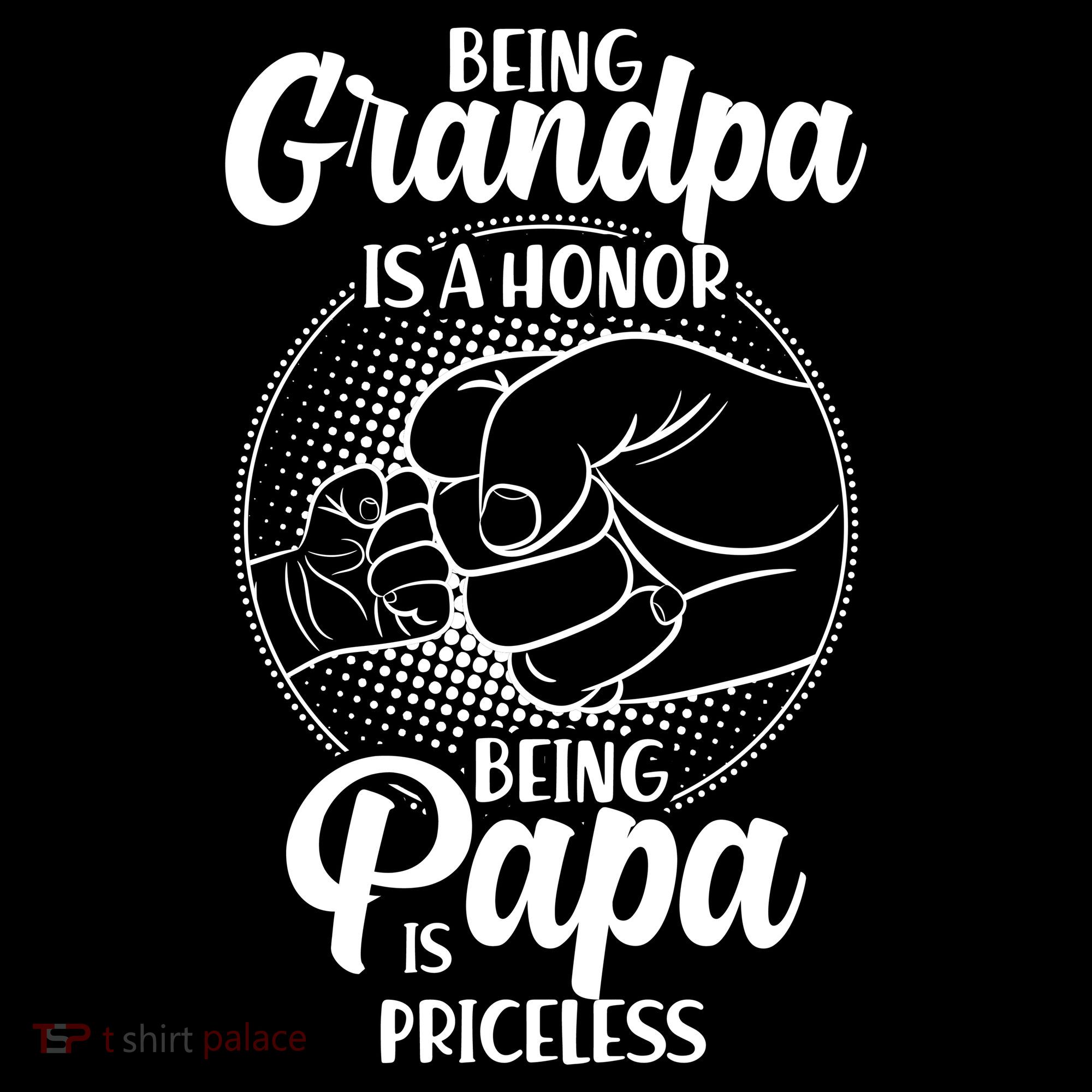 Being Grandpa Is A Honor Being Papa Is Priceless Ornament