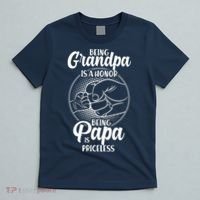 Being Grandpa Is A Honor Being Papa Is Priceless T-Shirt thumb 5