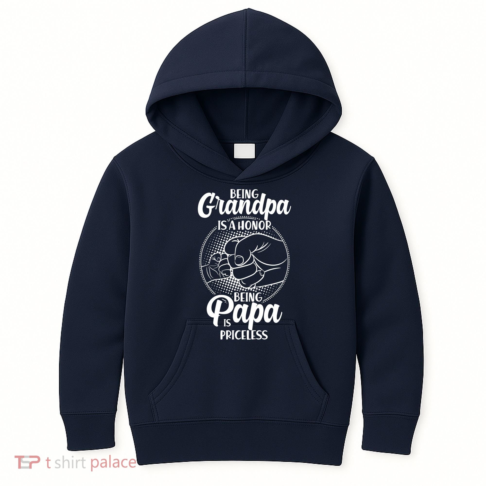 Being Grandpa Is A Honor Being Papa Is Priceless Kids Hoodie