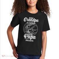 Being Grandpa Is A Honor Being Papa Is Priceless Kids T-Shirt thumb 2