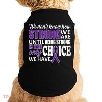 Being Strong Is The Only Choice Lupus Awareness Doggie Tank thumb 0