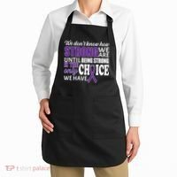 Being Strong Is The Only Choice Lupus Awareness Apron thumb 2