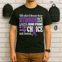 Being Strong Is The Only Choice Lupus Awareness T-Shirt thumb 6