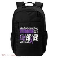 Being Strong Is The Only Choice Lupus Awareness Backpack thumb 0