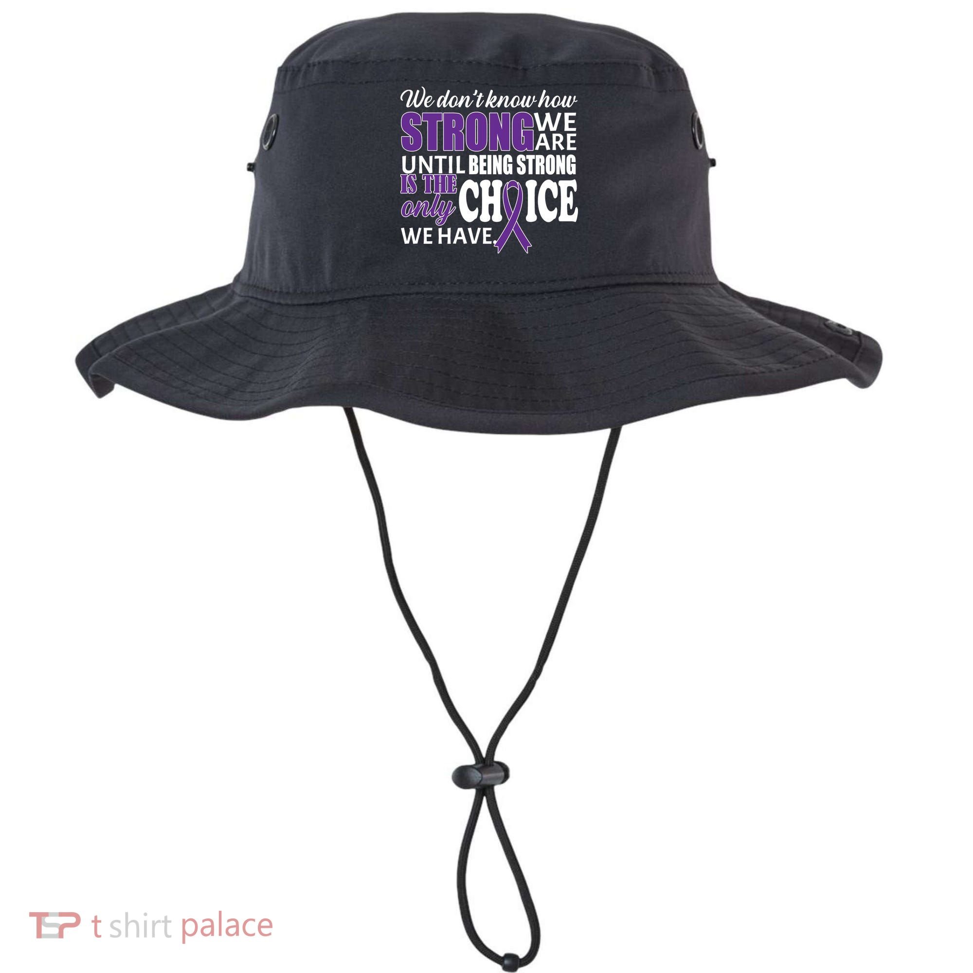 Being Strong Is The Only Choice Lupus Awareness Bucket Hat