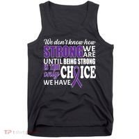 Being Strong Is The Only Choice Lupus Awareness Tank Top thumb 0