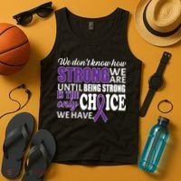 Being Strong Is The Only Choice Lupus Awareness Tank Top thumb 4