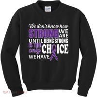 Being Strong Is The Only Choice Lupus Awareness Kids Sweatshirt thumb 0
