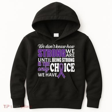 Being Strong Is The Only Choice Lupus Awareness Kids Hoodie