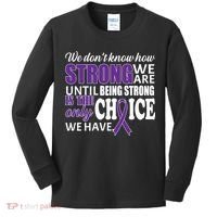 Being Strong Is The Only Choice Lupus Awareness Kids Long Sleeve Shirt thumb 0