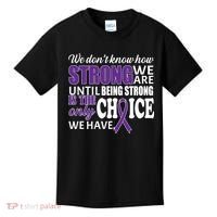 Being Strong Is The Only Choice Lupus Awareness Kids T-Shirt thumb 0