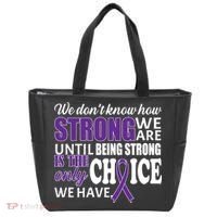 Being Strong Is The Only Choice Lupus Awareness Tote Bag thumb 0