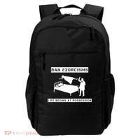 Ban Exorcisms Life Begins At Possession Apparel Backpack thumb 0