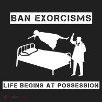 Ban Exorcisms Life Begins At Possession Apparel Hat thumb 2