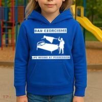 Ban Exorcisms Life Begins At Possession Apparel Kids Hoodie thumb 3