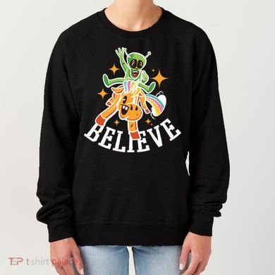 Believe Alien Unicorn Women's Sweatshirt