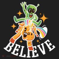 Believe Alien Unicorn Tumbler thumb 3