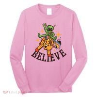 Believe Alien Unicorn Long Sleeve Shirt thumb 0