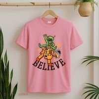 Believe Alien Unicorn T-Shirt thumb 2