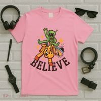 Believe Alien Unicorn T-Shirt thumb 5