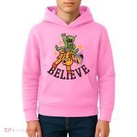 Believe Alien Unicorn Kids Hoodie thumb 4