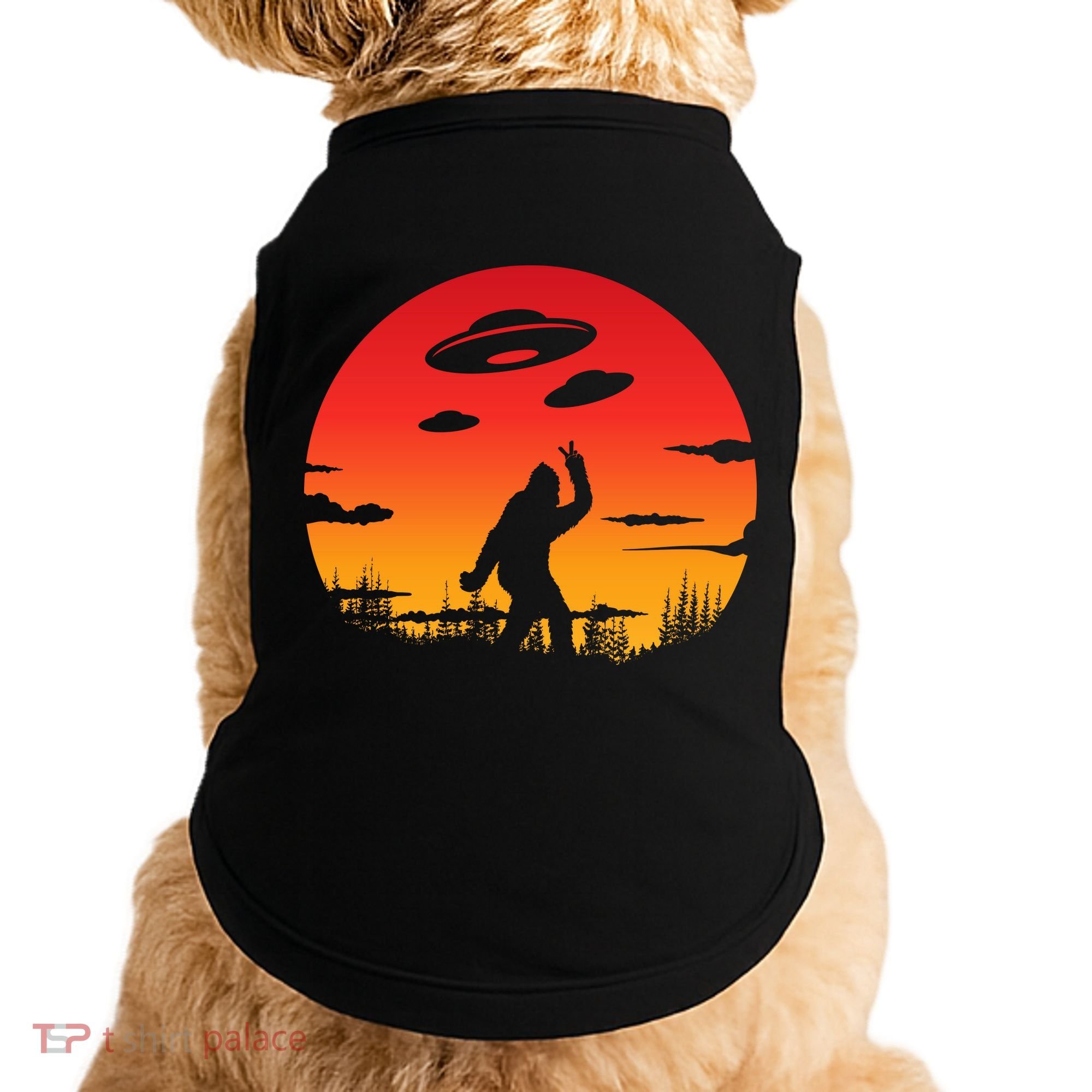 Believe Bigfoot UFO Doggie Tank