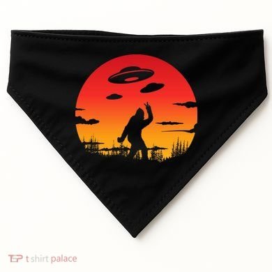Believe Bigfoot UFO USA-Made Doggie Bandana