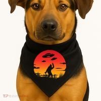 Believe Bigfoot UFO USA-Made Doggie Bandana thumb 1