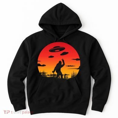 Believe Bigfoot UFO Hoodie