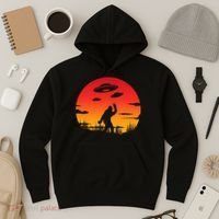 Believe Bigfoot UFO Hoodie thumb 3