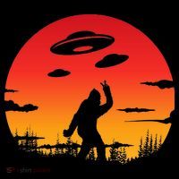 Believe Bigfoot UFO Apron thumb 3