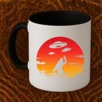 Believe Bigfoot UFO Coffee Mug thumb 2