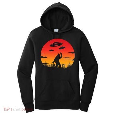 Believe Bigfoot UFO Women's Hoodie