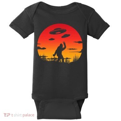 Believe Bigfoot UFO Baby Bodysuit