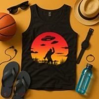 Believe Bigfoot UFO Tank Top thumb 4